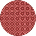 thumbnail image 1 of Ahgly Company Tapis Rond Lavable en Machine Intérieur Transitionnel Rouge, 3 Pieds Rond, 1 of 7