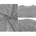 thumbnail image 7 of PrettyGuide Women's Sparkle Sequin Top Cold Shoulder 3/4 Batwing Sleeve Loose Shimmer Glitter Party Dressy Tops, 7 of 7