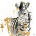 thumbnail image 2 of Great Art Now Water Zebra with Gold by Patricia Pinto, Canvas Wall Art, 24W x 24H, 2 of 2