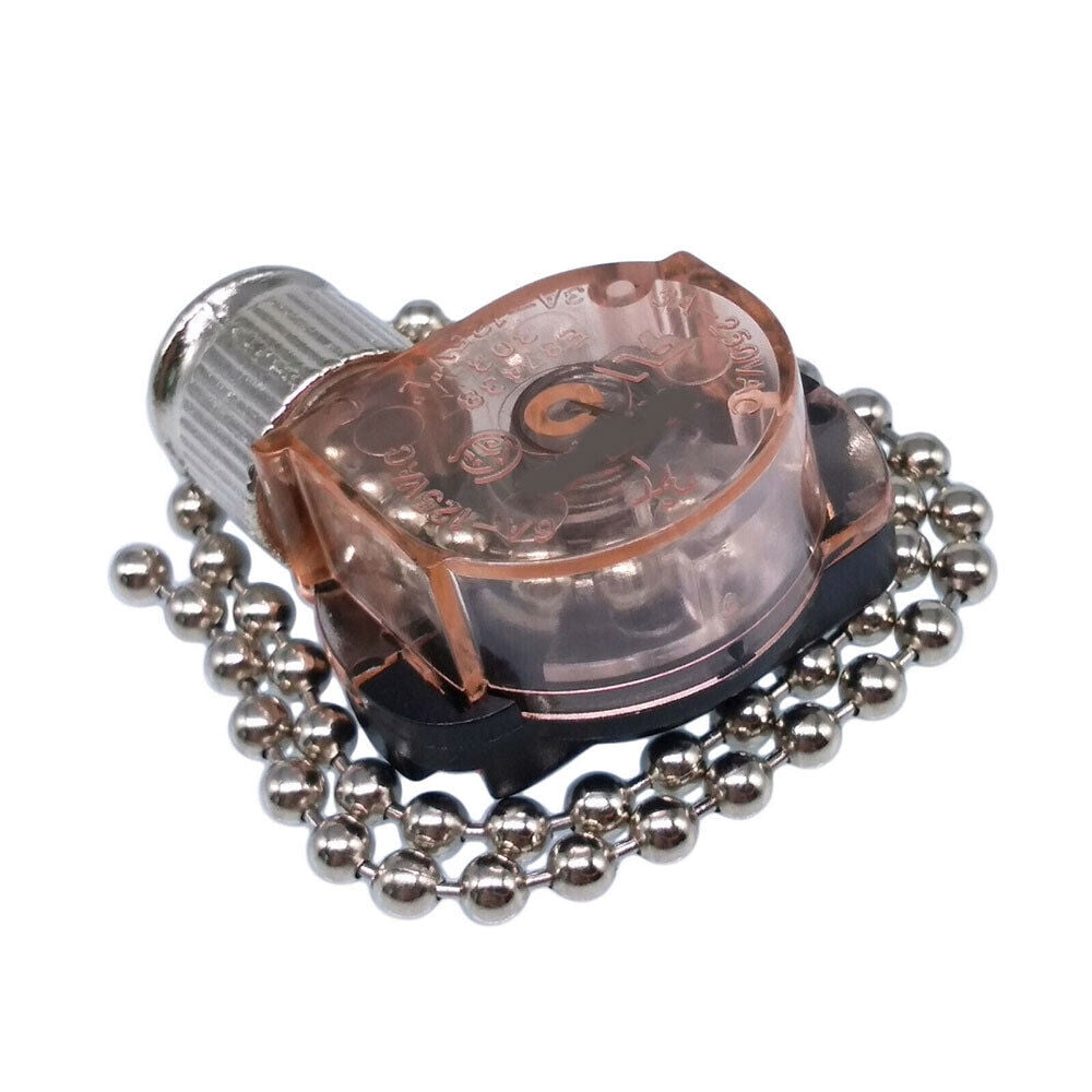 E87438 Switch ON OFF Ceiling Fan Light Lamp Pull Chain 2 Wires US Stock