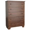 thumbnail image 1 of Progressive Furniture Diego 5 Commode en Bois en Pin Espresso Brun, 1 of 2