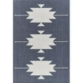 thumbnail image 1 of Momeni BAJA0BAJ34DNM6796 6 ft. 7 in. x 9 ft. 6 in. Baja Machine Made Contemporary Rectangle Area Rug, Denim, 1 of 1