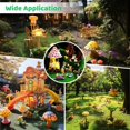 thumbnail image 5 of 50 piezas de accesorios de jardín para casa solar de hadas, miniaturas iluminadas, figuras de casa, kit de jardín, animales, decoración de casa de muñecas, adornos de micro paisaje al aire libre, 5 of 5
