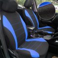 thumbnail image 3 of LOVIVER 9pcs Blue Car SUV 5-Seats Seat Cover Polyester Front+Rear Cover Protector, 3 of 8