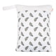 thumbnail image 1 of Bolsa impermeable para pañales, organizador de almacenamiento, bolsa de pañales reutilizable con estampado de dibujos animados para Blanco Gloria Bolsa de pañales seca y húmeda, 1 of 7