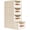 Beige-13.7 Inch. - 4 Pack, variant on Stackable Storage Drawers - Collapsible Bins With 4 Pack Closet Shelf Organizer Basket Fabric Pull Out For Bedroom Living Room Dorm Beige