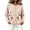 Pink, variant on Women's Floral Embroidered Cardigan Button Down Crew Neck Long Sleeve Casual Sweater