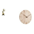 thumbnail image 1 of Estatua de caballo, figura de escritorio, resina, decoración del hogar, reloj de pared de madera maciza, adorno de arte moderno, adecuado para la ofic, 1 of 8