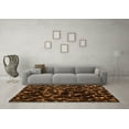 thumbnail image 3 of Ahgly Company Indoor Rectangle Oriental Orange Modern Area Rugs, 2' x 3', 3 of 4