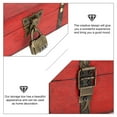 thumbnail image 5 of Niceauty Red Wooden Storage Box for Home Jewelry and Sundries Organizer, 5 of 5