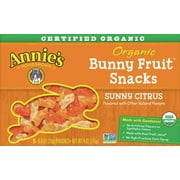 Annie's Organic Sunny Citrus Bunny Fruit Snacks, Gluten Free, 4 oz