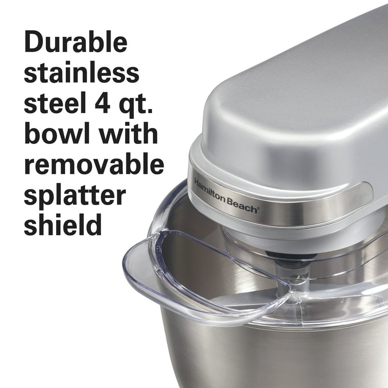 Hamilton Beach Stand Mixer, 4 Quart, 7 Speeds, Tilt-Head Hamilton Beach Stand Mixer, 4 Quart, 7 Speeds, Tilt-Head