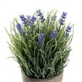 thumbnail image 4 of K-Cliffs Artificial Provence Lavender Flower Plant Arrangements in Pot for Home Decor, 4 of 6