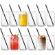 thumbnail image 1 of Vasos para latas de 16 onzas, vasos de cerveza, vasos de bebida, juego de 12 piezas con pajitas, ideal para cerveza, café helado/té, jugo, cóctel, whisky, sin BPA, 1 of 4
