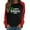 Black, variant on QIPOPIQ Women's Long Sleeve Crew Neck Shirts St. Patrick's Day T Shirts Spring Shamrock Printed T Shirt Lucky Green Shirt St Patricks Day Shirts Patchwork Tunic Tops Holiday Shirts Deals