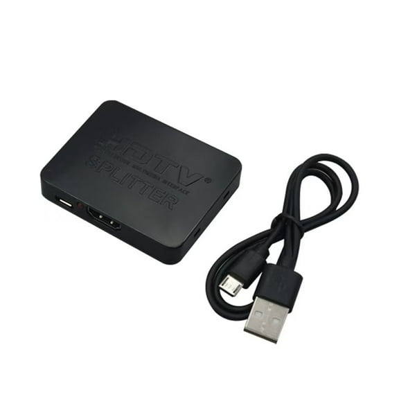 4K HDMI Splitter Full HD 1080p Video HDMI Switch Switcher 1X2 Split 1 in 2 Out Amplifier Dual Display for HDTV DVD PS3 Xbox
