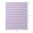 thumbnail image 7 of Mainstays Kids Tufted Pink and Light Purple Stripe Washable Area Rug, 8' x 10', 7 of 7