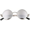 thumbnail image 2 of FEISEDY Lunettes de Soleil Rétro Gothiques Steampunk Monture Ronde en Métal Cercle Punk Inspiré Ombre Hommes B1857, 2 of 6