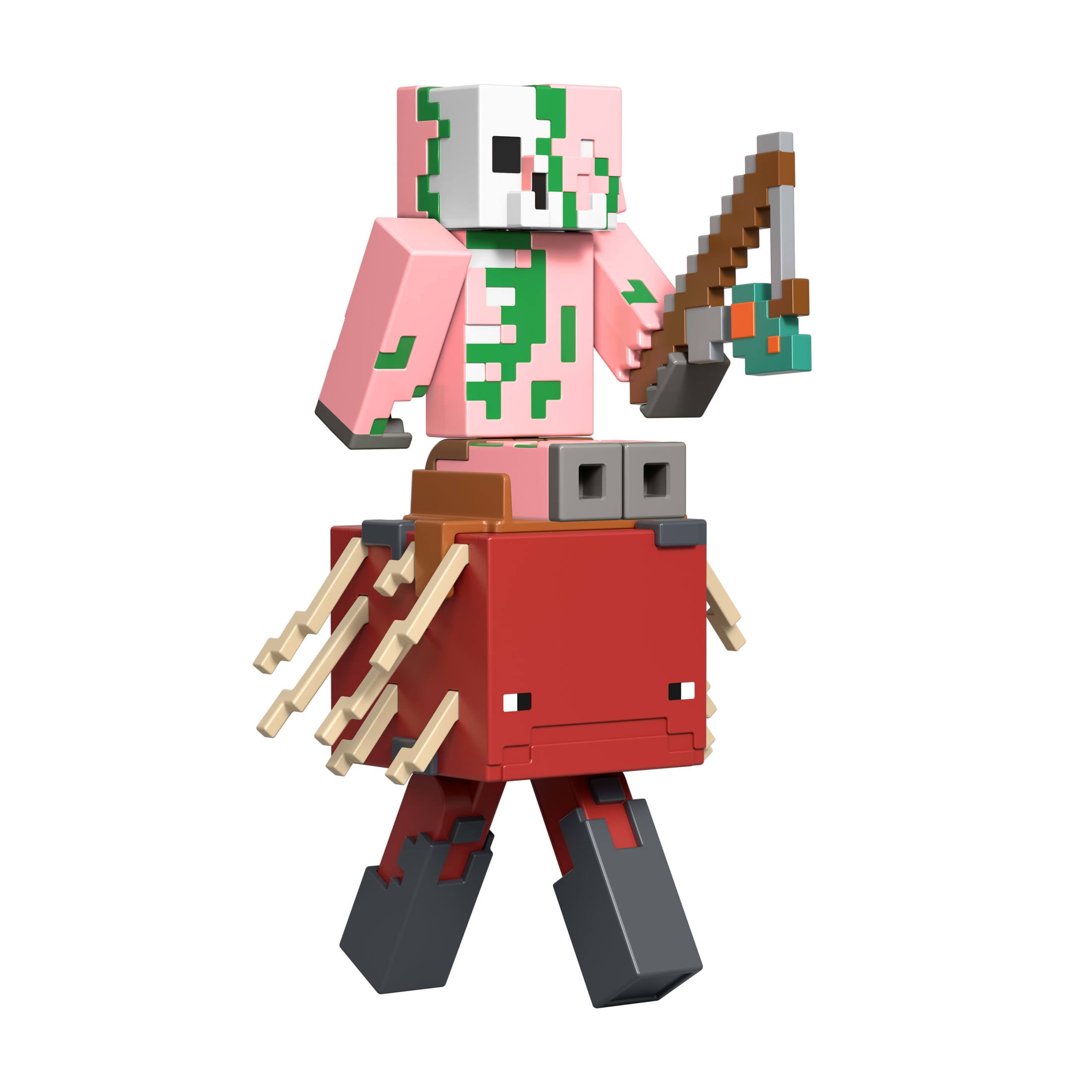 Minecraft Action Figures & Accessories 2-Pack, Zombified Piglin & Strider 3.25-inch Scale Toy Set