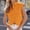 Orange, variant on Oplxuo Womens Button Down Denim Vest Trendy Lapel Sleeveless Crop Jean Tank Tops Casual 2025 Waistcoat with Pocket