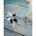 thumbnail image 4 of Oneisall Hands-Free Dog Leash, Double-Sided Nylon Dogs Leashes, Multifunctional Dog Training Leash for Medium and Large Dogs, Blue, 4 of 7