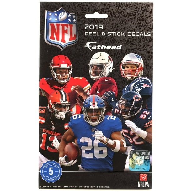 Fatheads 2019 NFL Tradeables Mystery Pack [5 Vinyl Decals] Walmart