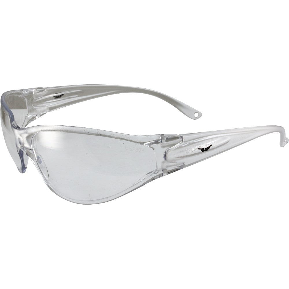 Global Vision PHD Safety Glasses Clear Frames Clear Lens ANSI Z87.1