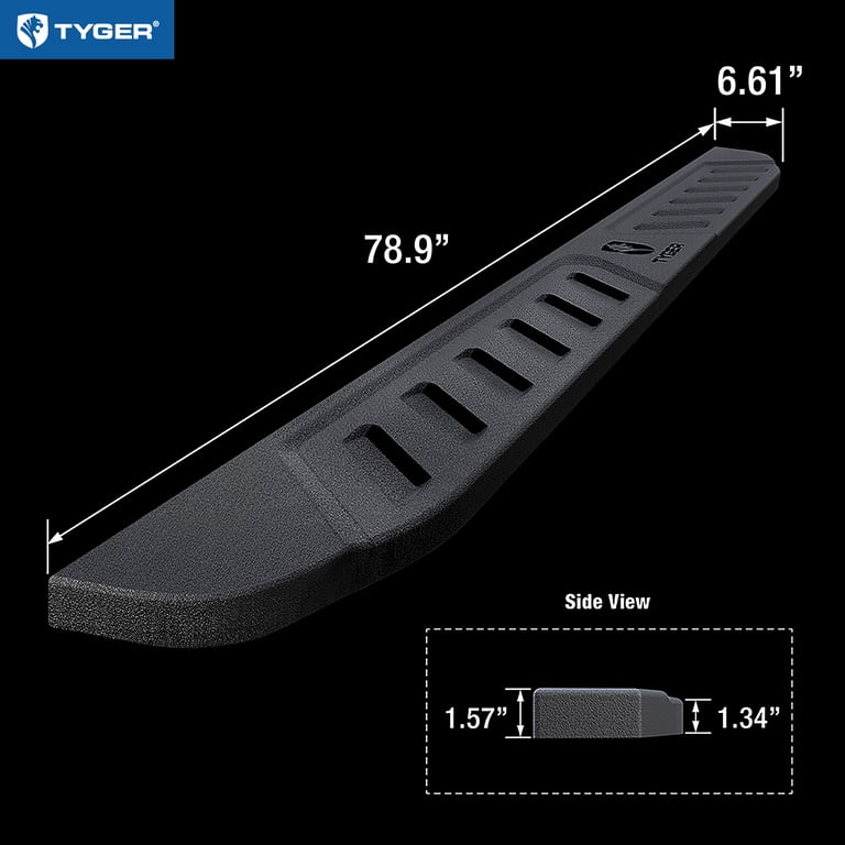 Tyger Auto TG-BL7C7148 6.6" Blade Running Boards For Chevy Silverado/GMC Sierra Crew Cab