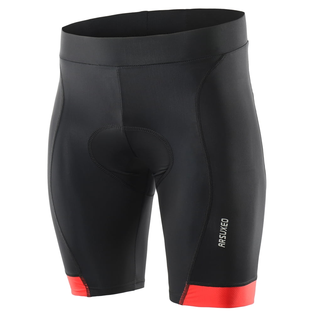 Lixada Mens Cycling Shorts 4D Padded Shorts Breathable Quick Dry Bike Bicycle Shorts 