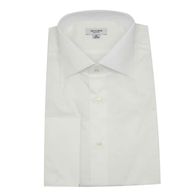 Taccaliti Chemise Habillée Blanche pour Homme - 38-15 (S)