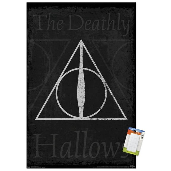 The Wizarding World: Harry Potter - The Deathly Hallows - Symbol Wall Poster, 14.725" x 22.375"