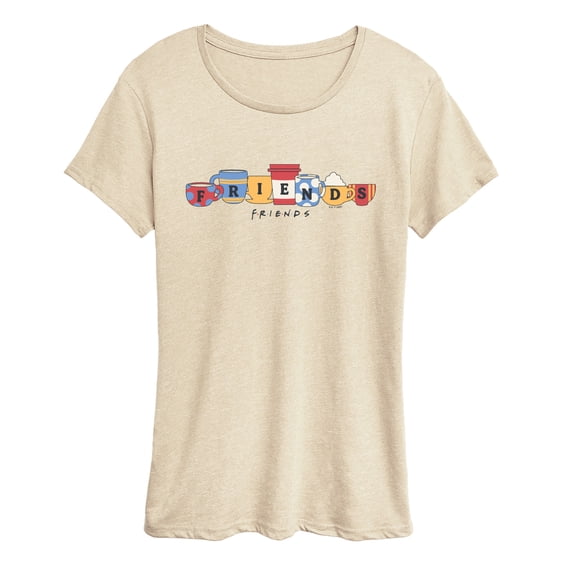 Friends - Coffee Cups - Women's Short Sleeve Graphic T-Shirt