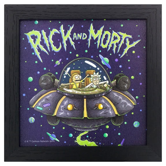 Silver Buffalo Harry Potter Marauders Map Gold and Black 11" x 14" Lenticular Modern Wall Art