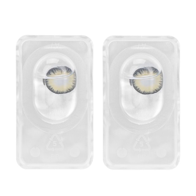 2 piezas de lentes de contacto hidrofílicas suaves de 14,5 mm para maquillaje de cosplay, lentes de contacto de colores de 0 dioptrías, verde