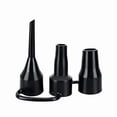 thumbnail image 2 of 1 Set 3Sizes Air Pump Nozzles Replacement, Plastic Inflatable Pump Nozzles Head, Air Pump Attachments Air Pump Inflator Adaptor Accessory for Partial Air Bed, Air Mattress etc(Black,0.8x0.8x1.8"), 2 of 4