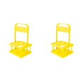 thumbnail image 1 of (2-Pack) Rinsvye Foldable Plastic Beverage Drink Snack Containers for S for Reusable Drink Holder Small Glass Bowls for Cooking Prep with Handle Portable Large Drink Holder, 1 of 9
