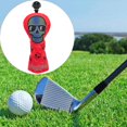 thumbnail image 3 of para la cabeza del conductor de golf Cráneo Impermeable Único PU para la cabeza del conductor de golf Controladores Palos de Prot Rojo A Macarena Casco de palo de golf, 3 of 8