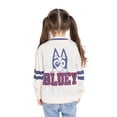 thumbnail image 4 of Bluey Toddler Girls Button Down Cardigan with Long Sleeves, Sizes 12M-5T, 4 of 7