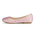 thumbnail image 5 of Dream Pairs Girls’ Slip-On Ballerina Flats for Weddings & Parties, 5 of 5