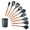 Red, variant on Silicone Kitchen Utensils Set, 12Pcs Non-Stick Heat Resistant Cooking Utensils Spatula Set