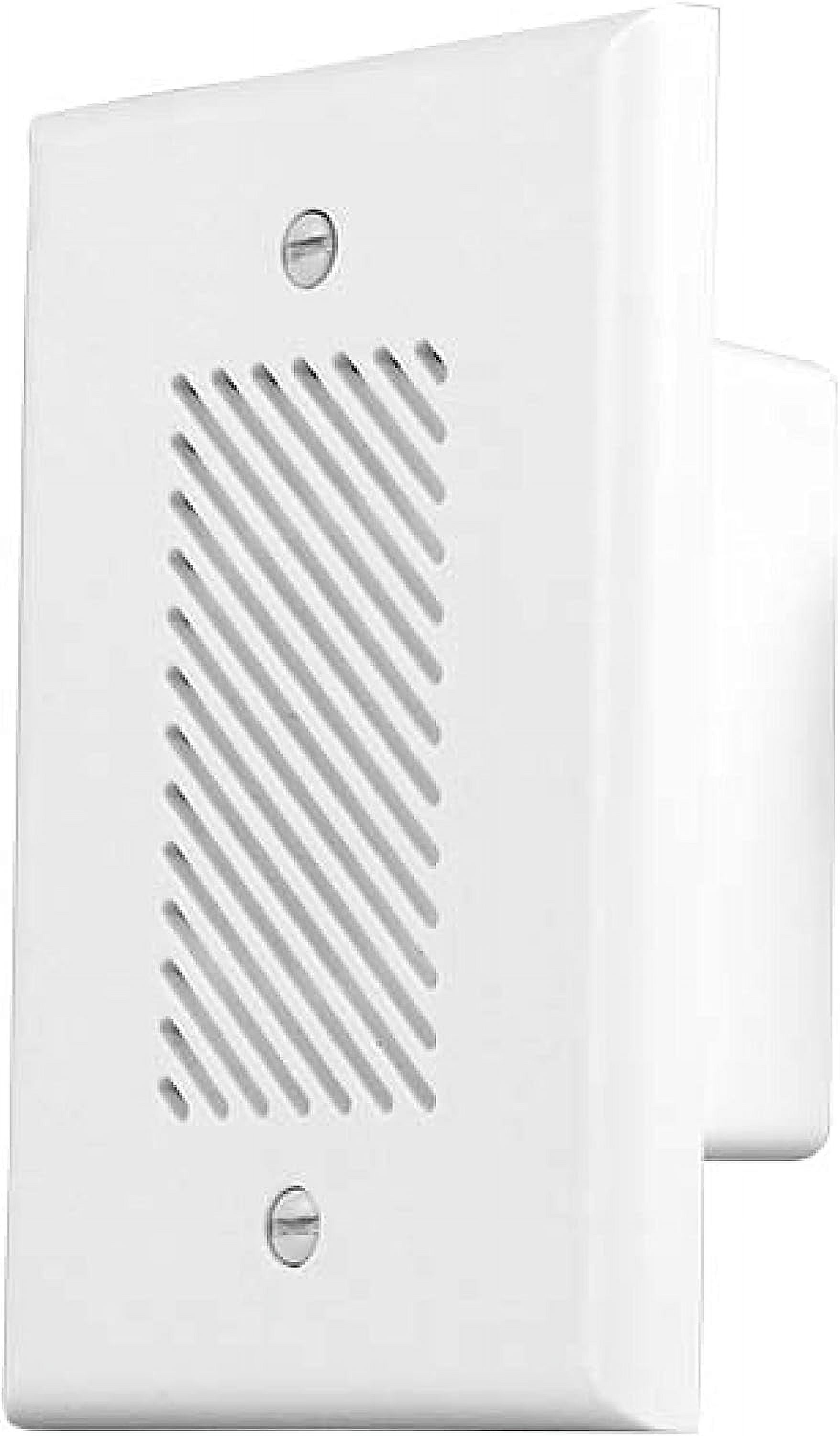 Nicor 19316 - 4" Nicor Matte White Electronic Door Chime (EDC1120WH1)