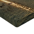 thumbnail image 2 of Ambesonne Bird Fitted Sheet, Geese Flying over Lake, Queen Size, Orange and Grey, 2 of 3
