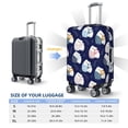 thumbnail image 5 of Bingfone Mom And Baby Owls Luggage Cover Washable Suitcase Cover Protector Anti-scratch Suitcase cover Fits 18-32 Inch Luggage (No luggage included), 5 of 8