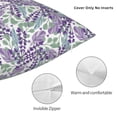 thumbnail image 4 of Rateoe Lavender Flowers Pattern Throw Pillow Cover Premium Pillow Stuffer Sham Square for Decorative Cushion Bed Couch Sofa(Pillow insert not included), 4 of 8