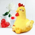 thumbnail image 5 of EUBUY Cute Cartoon Chicken Doll Plush Toys Chicken Stuffed Animal Soft Plush Toy for Children Boys Girls Yellow 21.65", 5 of 10
