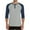 Dark Blue, variant on DDAPJ pyju Men's Raglan Henley Shirt 3/4 Sleeve Baseball T-shirts Summer Casual Athletic Tee Tops Green M