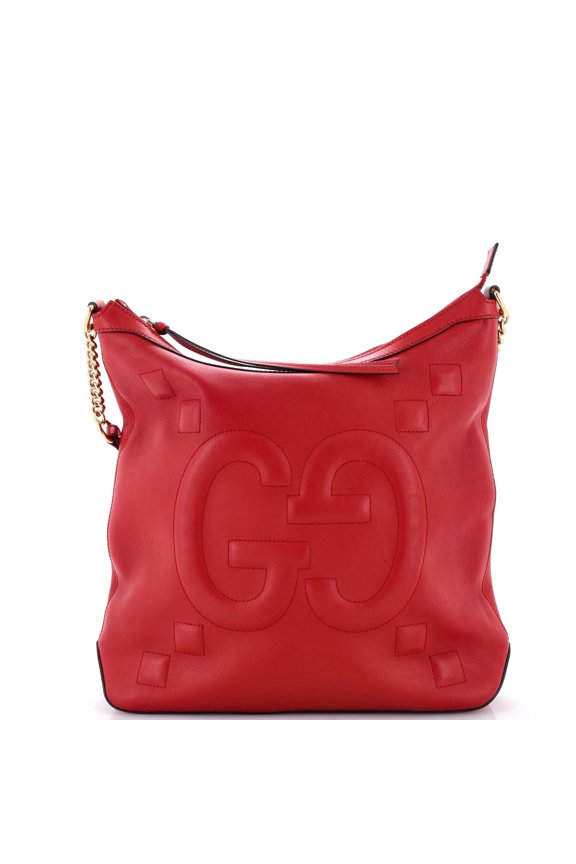 Pre-Owned Apollo Hobo GG Embossed Calfskin Medium By Rebag