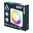 thumbnail image 4 of Arctic ACFAN00328A P14 Pro Reverse A-RGB 140mm Case Fan w/ A-RGB fluid dynamic bearing max 2650 RPM (Pack of 3) - White, 4 of 4