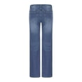 thumbnail image 6 of SELONE Womens Jeans Straight Leg Pull On Jeans Patchwork Loose Denim Pants Summer Basic Trousers with Pockets Dark Blue S, 6 of 6