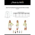 thumbnail image 2 of Made by Olivia Women's Open Front Scalloped Crop Shrug Sweater Bolero Cardigan, 2 of 5